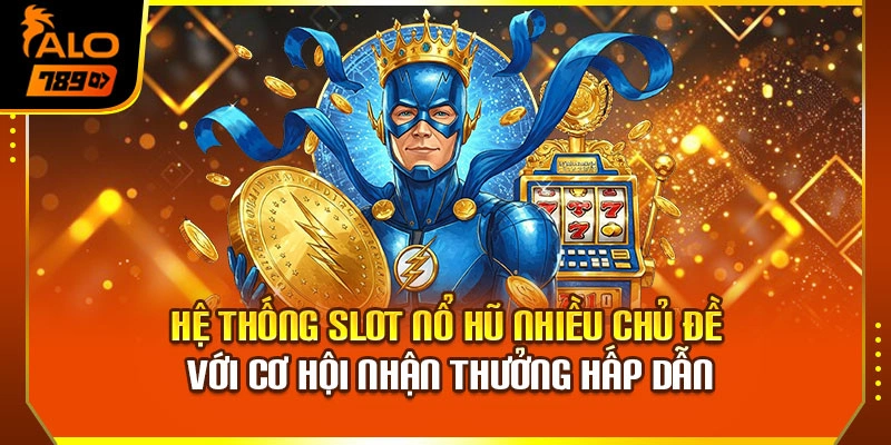 Hệ thống slot nổ hũ nhiều chủ đề với cơ hội nhận thưởng hấp dẫn